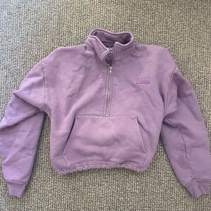 Purple Set Active 1/4 zip sweatshirt